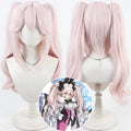 Koyanskaya of Light Cosplay Wigs FGO Pale Pink Wigs Split Ponytail