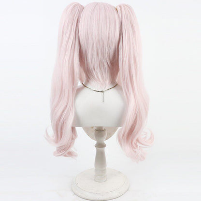 Koyanskaya of Light Cosplay Wigs FGO Pale Pink Wigs Split Ponytail