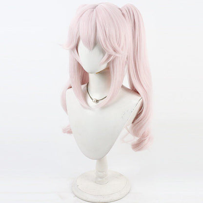 Koyanskaya of Light Cosplay Wigs FGO Pale Pink Wigs Split Ponytail