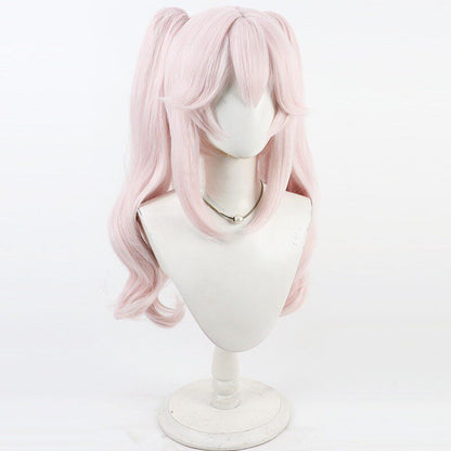 Koyanskaya of Light Cosplay Wigs FGO Pale Pink Wigs Split Ponytail