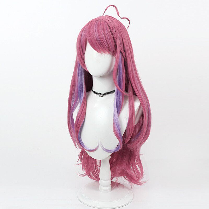 Cosplay Wigs Ozora Subaru Black Wigs Hololive Virtual YouTuber