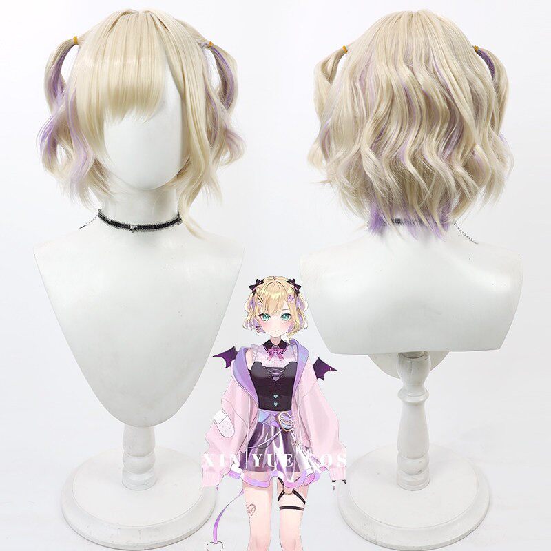 Kurumi Noa Cosplay Wigs Dual Color Wigs VSPO! VTuber