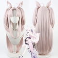 Kuzunoha Cosplay Wigs Split Ponytail Blue Archive