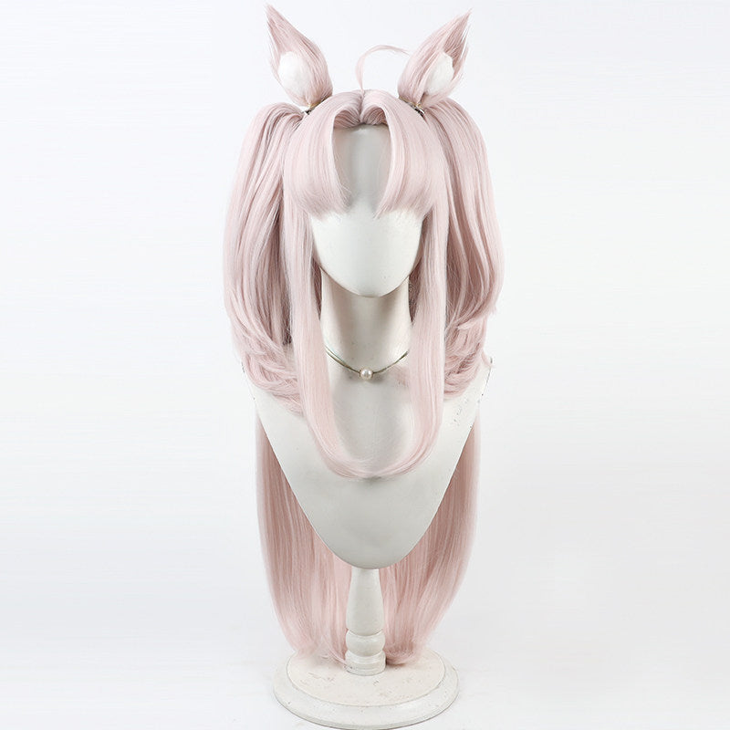 Kuzunoha Cosplay Wigs Split Ponytail Blue Archive