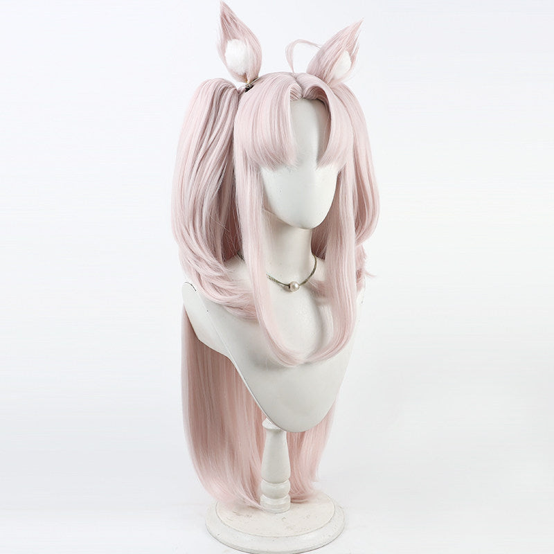 Kuzunoha Cosplay Wigs Split Ponytail Blue Archive