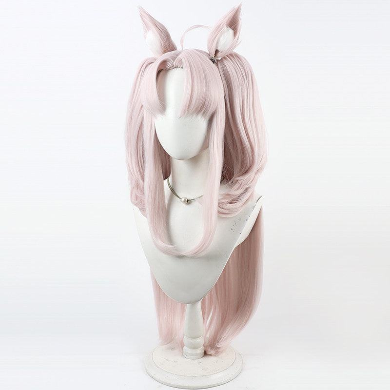 Kuzunoha Cosplay Wigs Split Ponytail Blue Archive