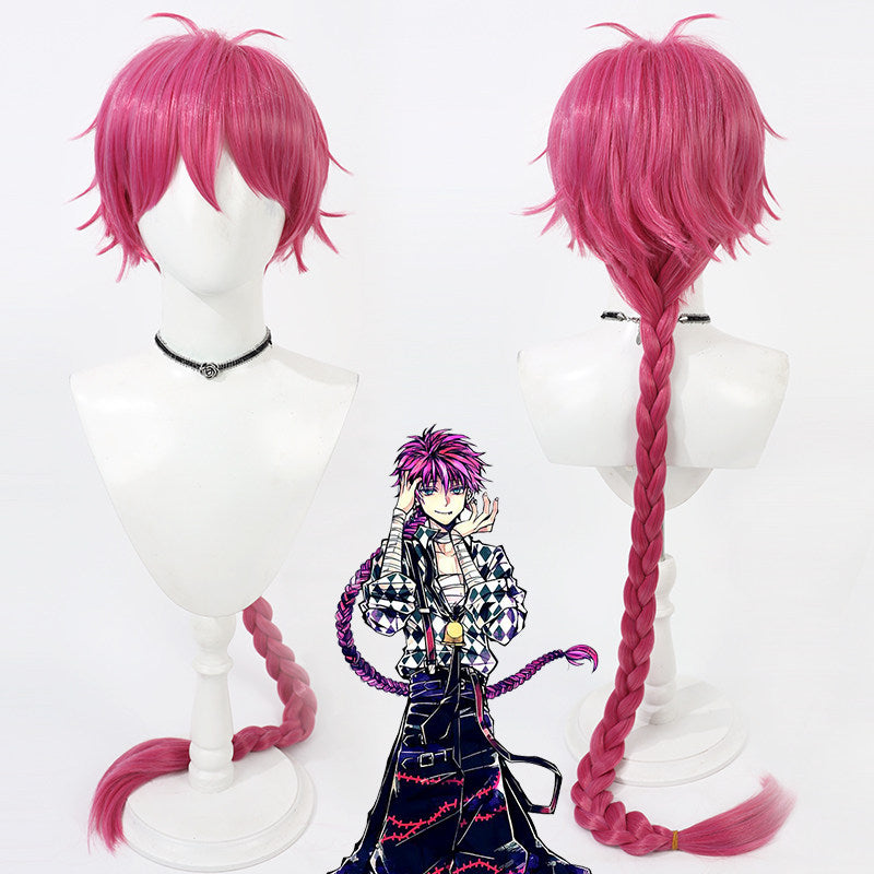 Latt Bacca Cosplay Wigs Games Devil Butler with Black Cat