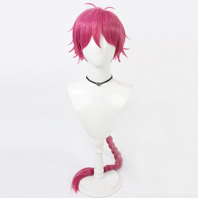 Latt Bacca Cosplay Wigs Games Devil Butler with Black Cat