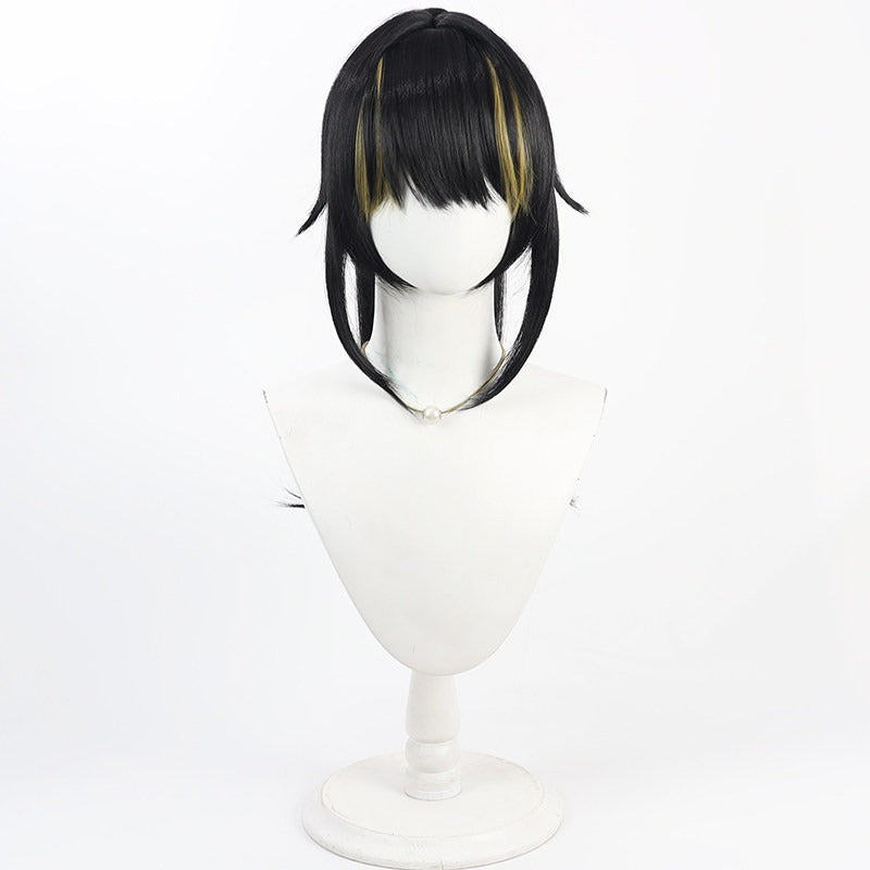 Luca Ikaruga Cosplay Wigs Split High Ponytail Wigs Shiny Colors