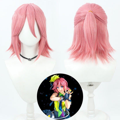 Macross Delta Cosplay Wigs Kaname Buccaneer Pink Wigs