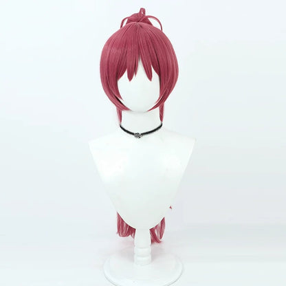 MagiReco Anime Cosplay Wigs Kyoko Sakura Wine Red Wigs