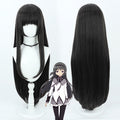 MagiReco Cosplay Wigs Anime Homura Akemi Brown Black Wigs