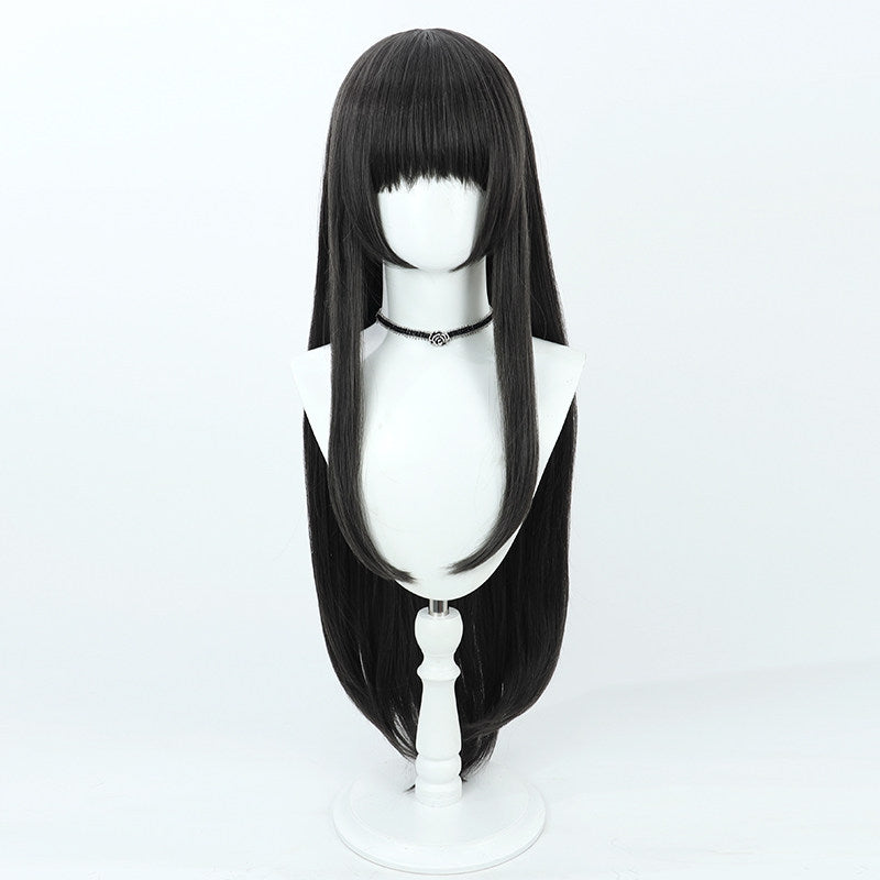 MagiReco Cosplay Wigs Anime Homura Akemi Brown Black Wigs