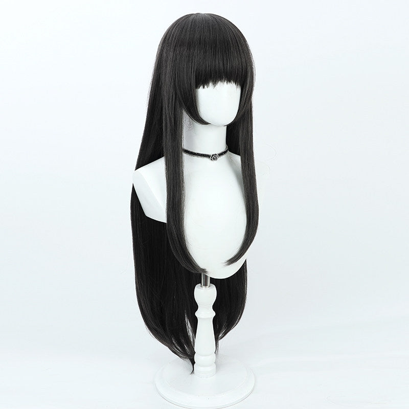 MagiReco Cosplay Wigs Anime Homura Akemi Brown Black Wigs