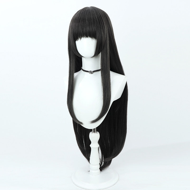 MagiReco Cosplay Wigs Anime Homura Akemi Brown Black Wigs