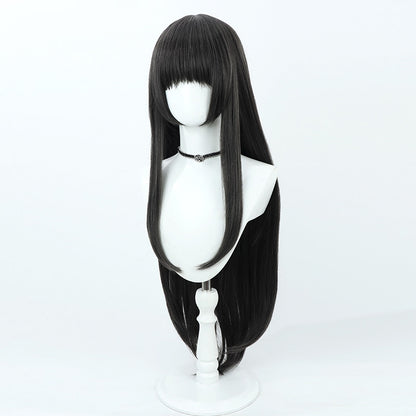 MagiReco Cosplay Wigs Anime Homura Akemi Brown Black Wigs