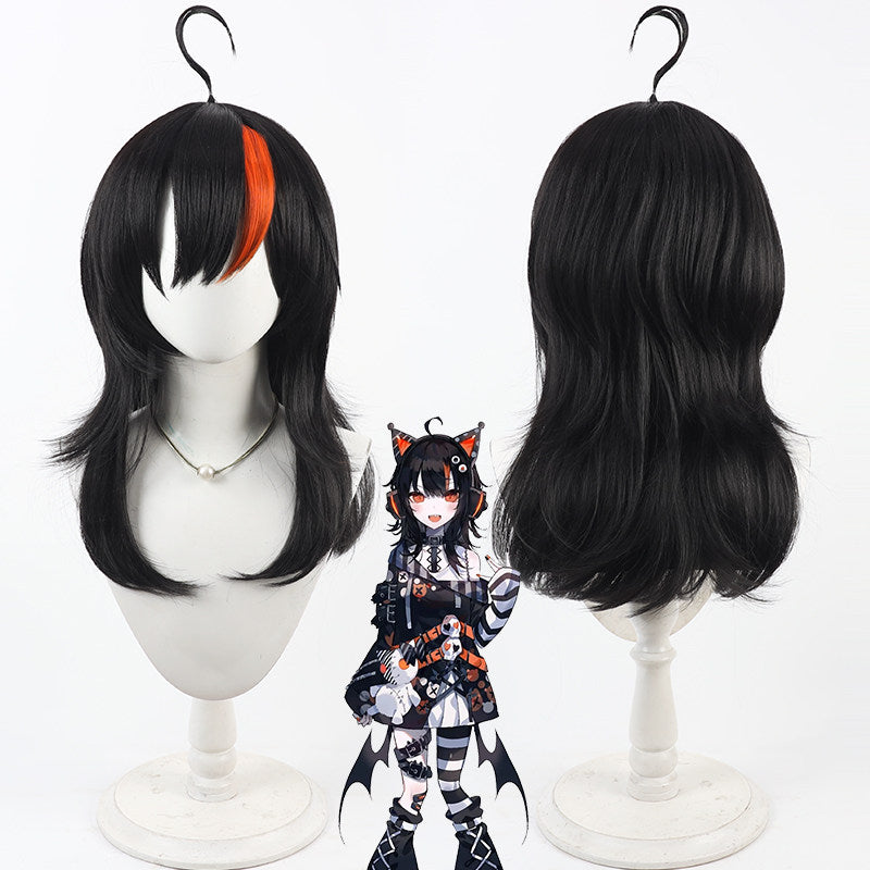 Magical Girl Witch Trials Cosplay Wigs Sawatari Koko Black Wigs