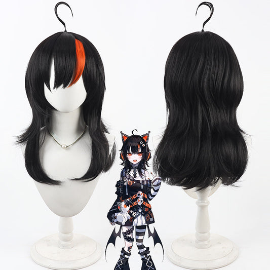Magical Girl Witch Trials Cosplay Wigs Sawatari Koko Black Wigs