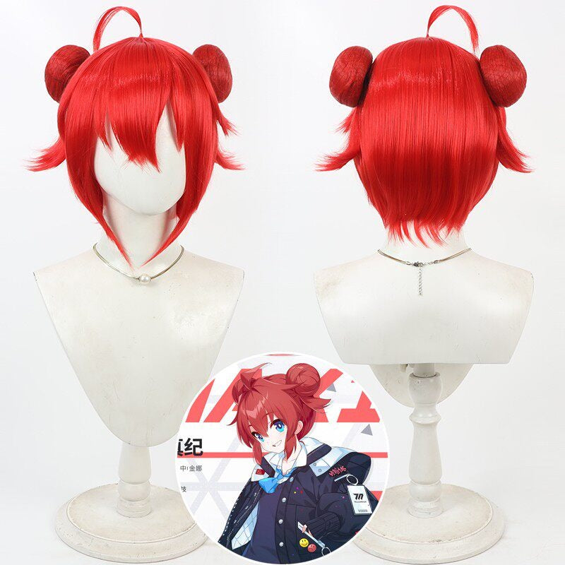 Maki Konuri Blue Archive Cosplay Wigs Double Buns