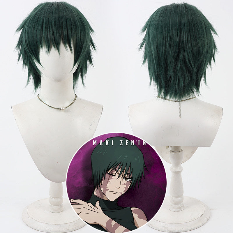 Maki Zen-in Anime Cosplay Wigs Short Hair Jujutsu Kaisen Season 3