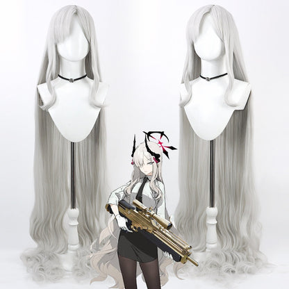 Makoto Hanuma Cosplay Wigs Blue Archive Silver Wigs