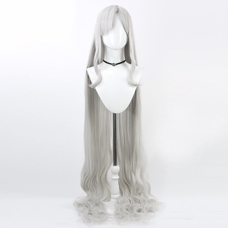 Makoto Hanuma Cosplay Wigs Blue Archive Silver Wigs