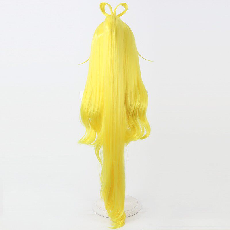 Mana Aida Cosplay Wigs Cure Heart DokiDoki! Precure Yellow Split Ponytail Wigs