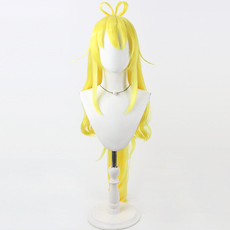 Mana Aida Cosplay Wigs Cure Heart DokiDoki! Precure Yellow Split Ponytail Wigs