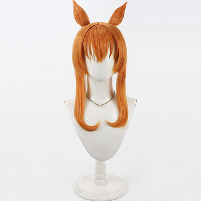 Mayano Top Gun Cosplay Wigs Umamusume: Pretty Derby Updo Wigs
