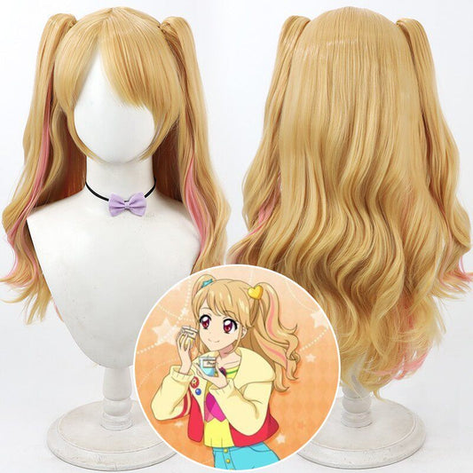 Mikuru Natsuki Cosplay Wigs Split Ponytail Wigs Aikatsu! Season 2