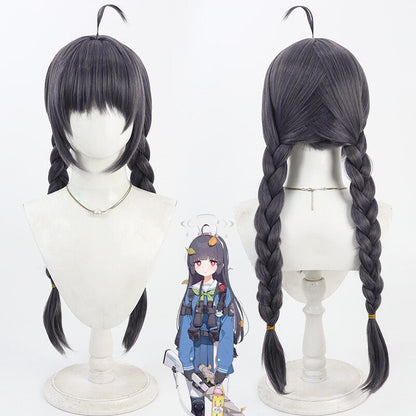 Miyu Kasumizawa Cosplay Wigs 70cm Long Hair Blue Archive