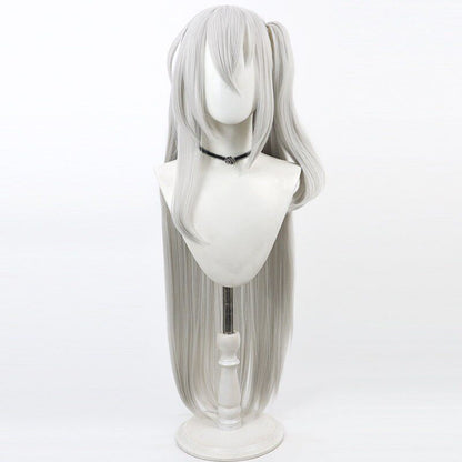 Morizuki Suzumi Cosplay Wigs Split Ponytail Wigs Blue Archive