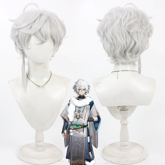 Murakumo Kagetsu Cosplay Wigs Silver Wigs NIJISANJI VTuber