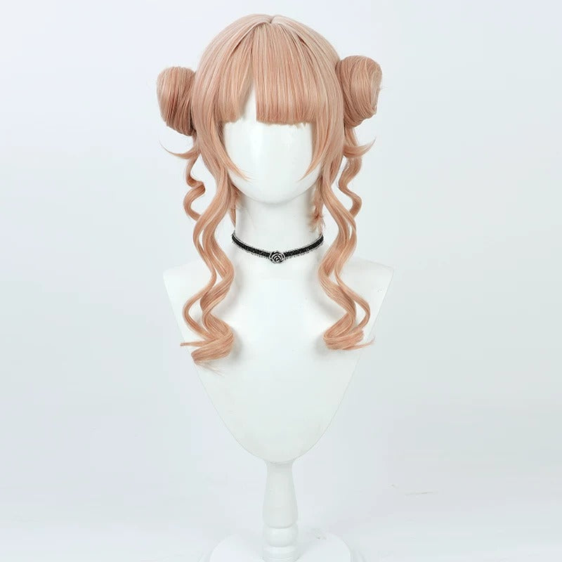 NIJISANJI Roco Kaburaki Cosplay Wigs Double Buns Wigs