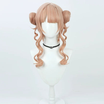 NIJISANJI Roco Kaburaki Cosplay Wigs Double Buns Wigs