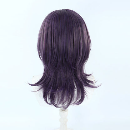 NIJISANJI VTuber Aiba Uiha Cosplay Wigs Grey Purple Wigs