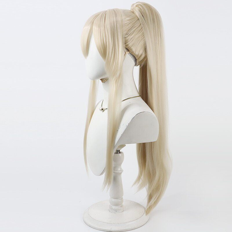 Nagisa Kirifuji Cosplay Wigs Blue Archive Swimsuit Split Ponytail