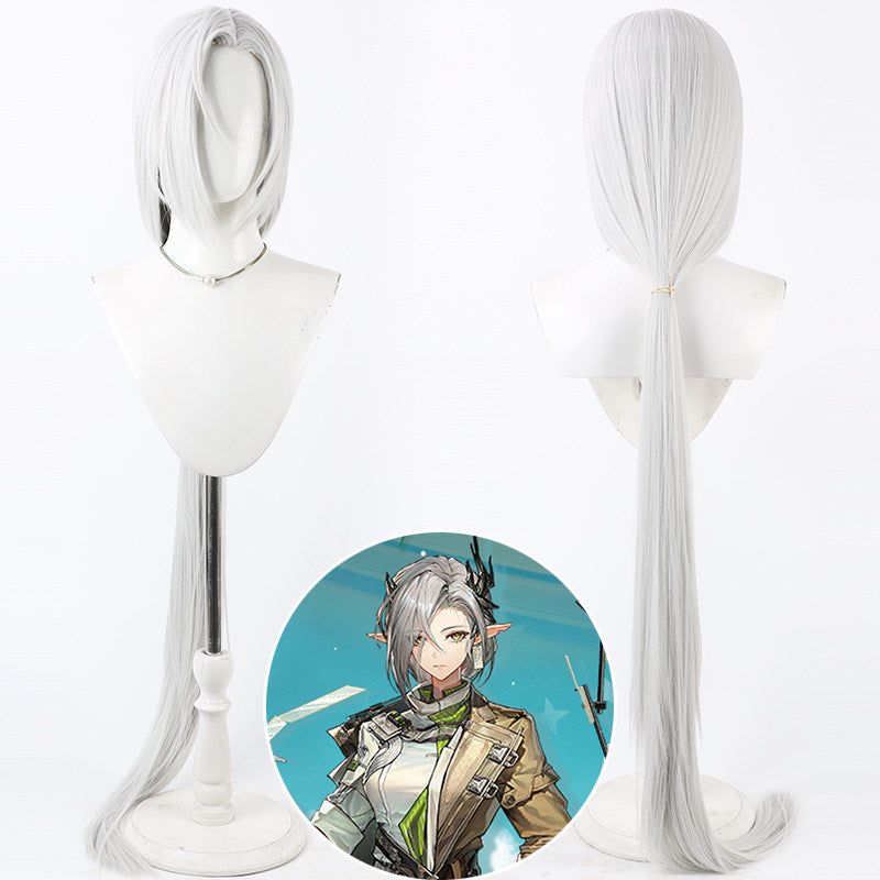 Nasti Lundrey Arknights Cosplay Wigs Silver Wigs