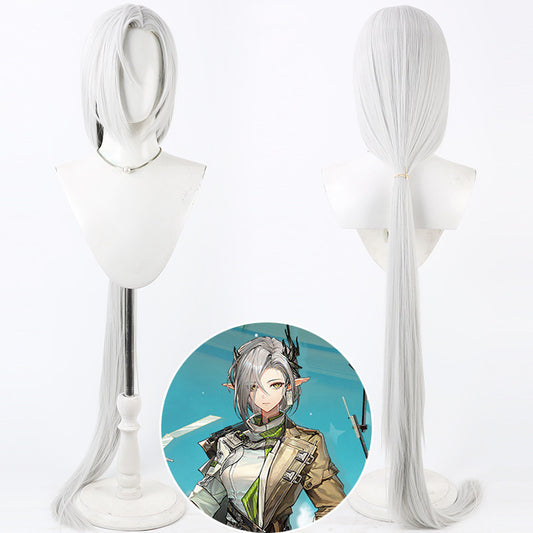Nasti Lundrey Arknights Cosplay Wigs Silver Wigs