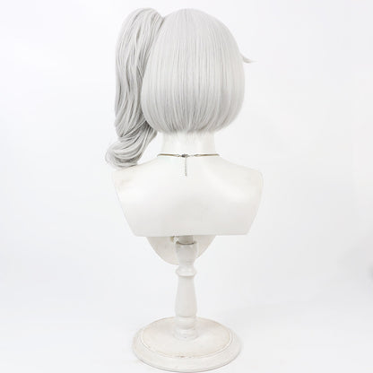 Nina Cosplay Wigs Split Ponytail Indie VTuber Silver Wigs