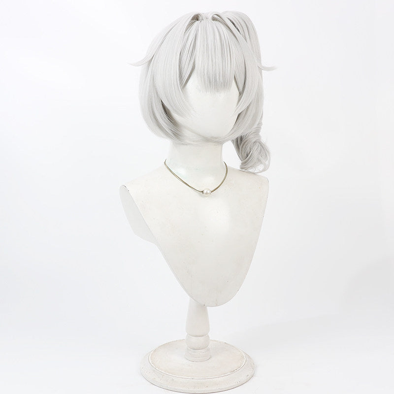 Nina Cosplay Wigs Split Ponytail Indie VTuber Silver Wigs