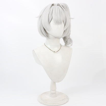 Nina Cosplay Wigs Split Ponytail Indie VTuber Silver Wigs