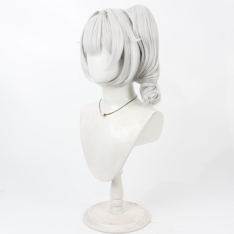 Nina Cosplay Wigs Split Ponytail Indie VTuber Silver Wigs
