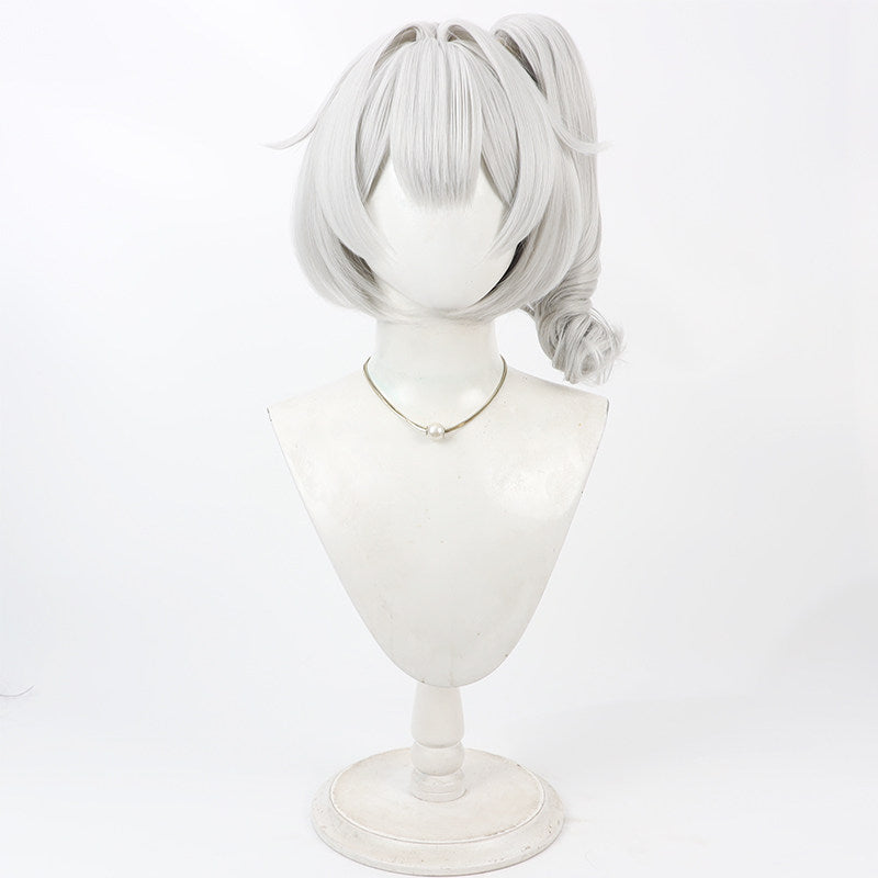 Nina Cosplay Wigs Split Ponytail Indie VTuber Silver Wigs