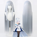 Noa Ushio Cosplay Wigs Blue Archive Light Blue Wigs