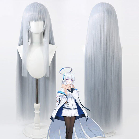 Noa Ushio Cosplay Wigs Blue Archive Light Blue Wigs
