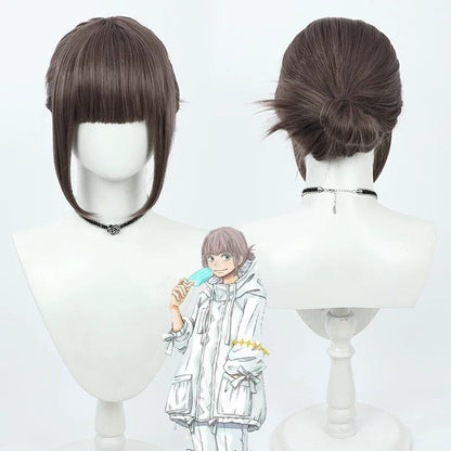 Oberon Cosplay Wigs FGO Swimsuit Grey Purple Wigs