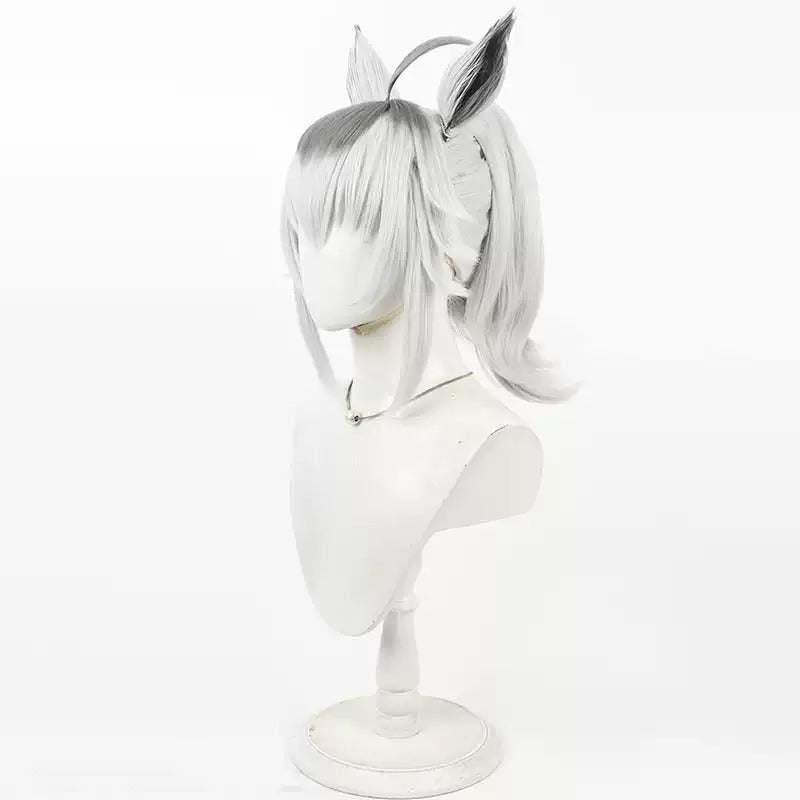 Oguri Cap Cosplay Wigs Umamusume: Pretty Derby High Ponytail Ears Tail