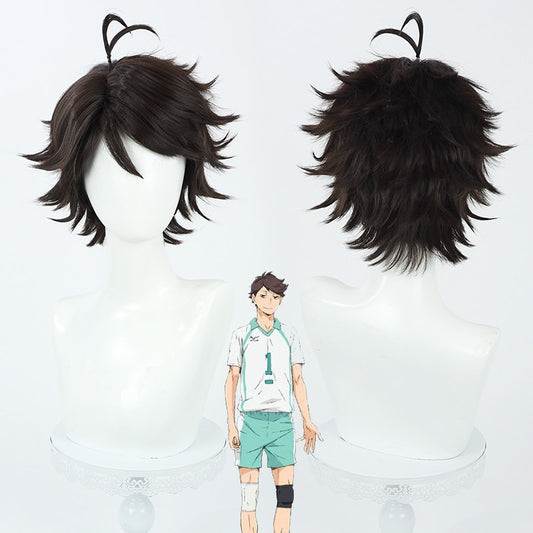Oikawa Tooru Cosplay Wigs Anime Haikyu!! Brown Wigs
