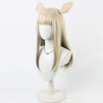 Perlica Arknights: Endfield Cosplay Wigs Off White Ears Gradient Wigs